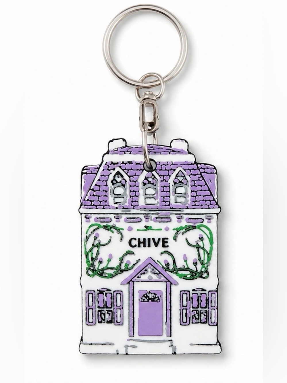 2/$25 Lenox Spice Village Inspired Chive House Keychain with Key Ring